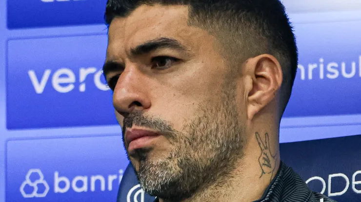 Luis Suarez durante coletiva de imprensa realizada no CT Luíz Carvalho. Foto: Maxi Franzoi/AGIF