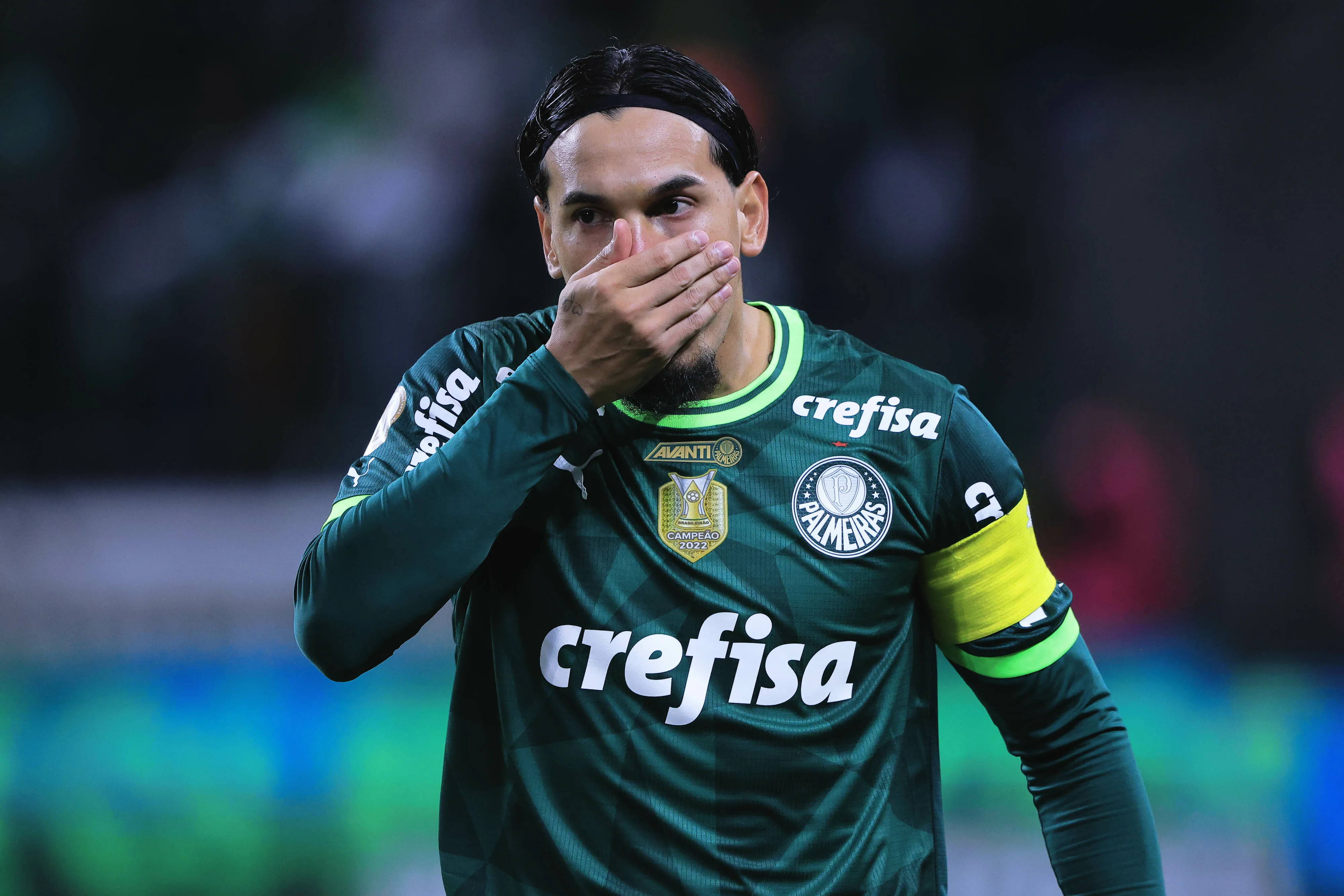 Gustavo Gómez está fora contra o Internacional. Foto: Ettore Chiereguini/AGIF