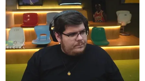 Youtuber deixou claro em qual posição deve ficar o Cruzeiro – Foto: Reprodução/Cazé TV.