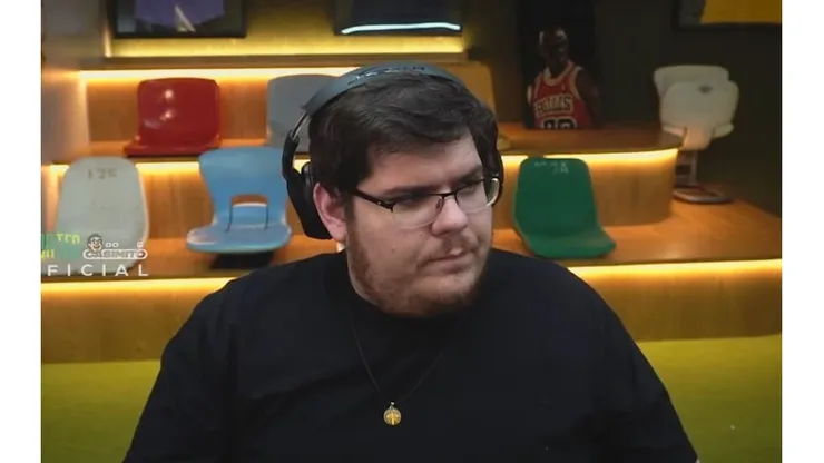 Youtuber deixou claro em qual posição deve ficar o Cruzeiro - Foto: Reprodução/Cazé TV.