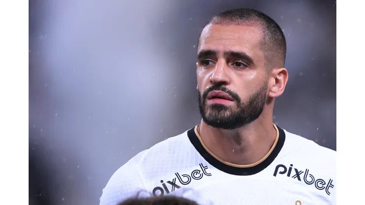 Renato Augusto jogador do Corinthians durante partida contra o Palmeiras no estadio Arena Corinthians pelo campeonato Paulista 2023. Foto: Ettore Chiereguini/AGIF