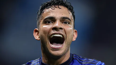 Bruno Rodrigues comemora seu gol durante partida contra o Bahia pelo Campeonato Brasileiro 2023. Foto: Gilson Lobo/AGIF