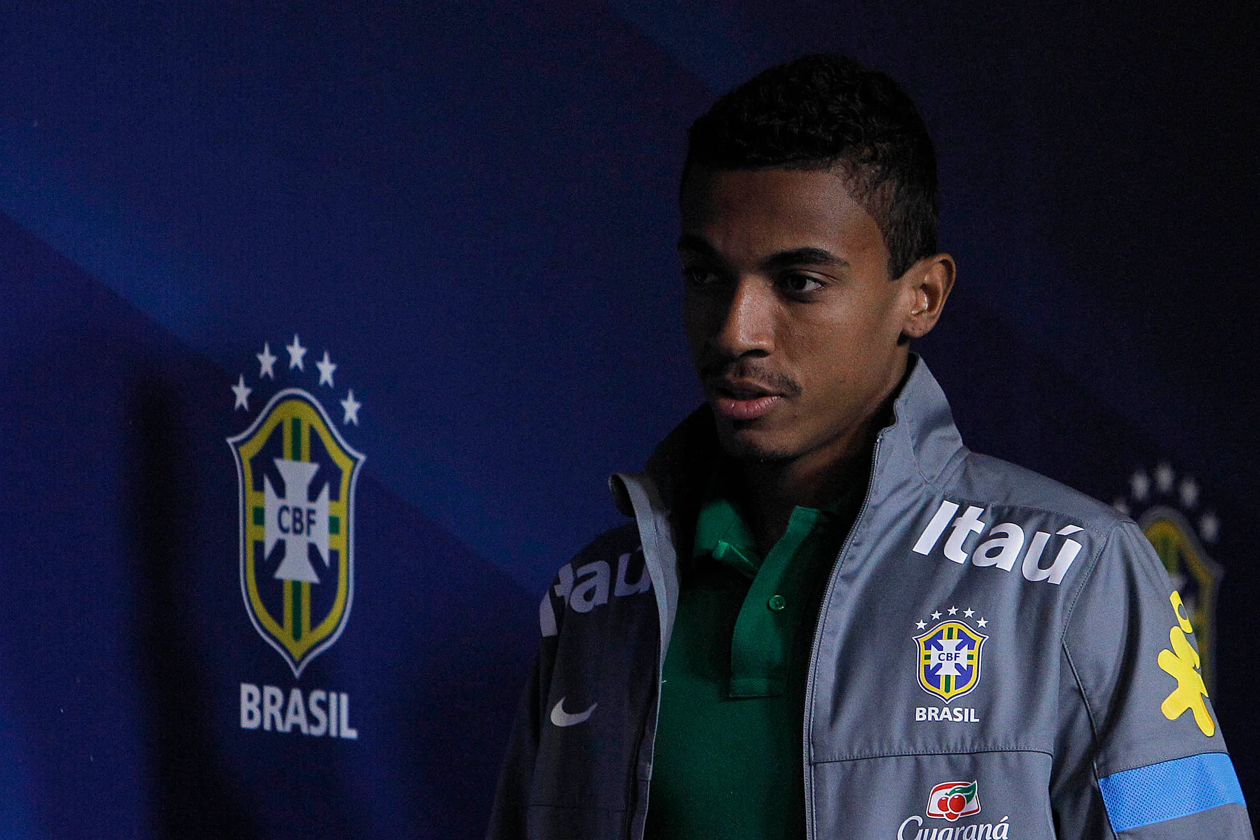Luiz Gustavo. Coletiva de imprensa da Selecao no Hotel Sheraton. 28 de Junho de 2013, Rio de Janeiro, Rio de Janeiro, Brasil. Foto: Wagner Meier/AGIF