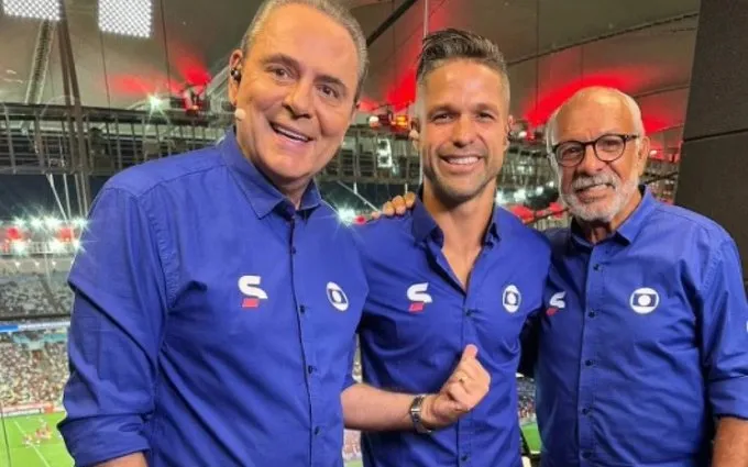 Foto: Reprodução/Globo – Diego Ribas, Luiz Roberto e Junior