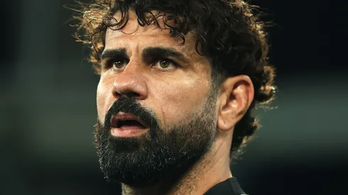 Diego Costa of Botafogo looks on during a first leg quarter final match between Botafogo and Defensa y Justicia as part of Copa CONMEBOL Sudamericana 2023 at Estadio Olímpico Nilton Santos on August 23, 2023 in Rio de Janeiro, Brazil. (Photo by Buda Mendes/Getty Images)