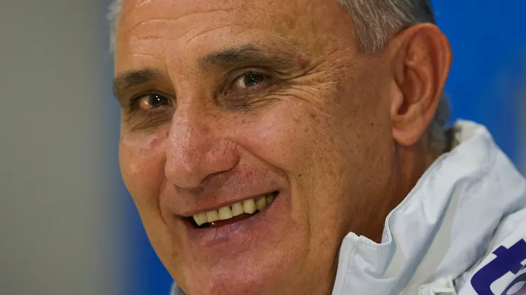 Head coach Tite attends a media during a press conference at Beira Rio stadium on June 08, 2019 in Porto Alegre, Brazil. (Photo by Buda Mendes/Getty Images)