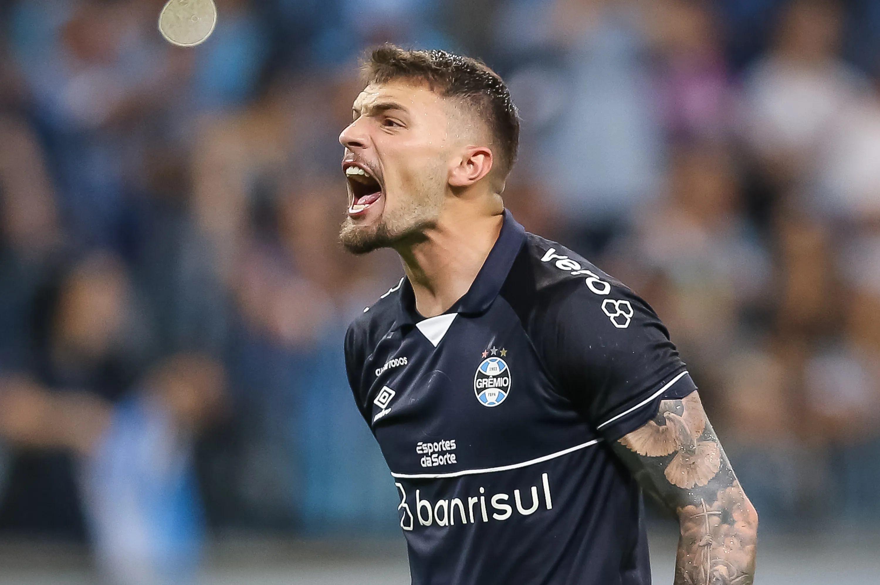 Gabriel Grando vai permanecer no Tricolor até 2026. Foto: Pedro H. Tesch/Getty Images