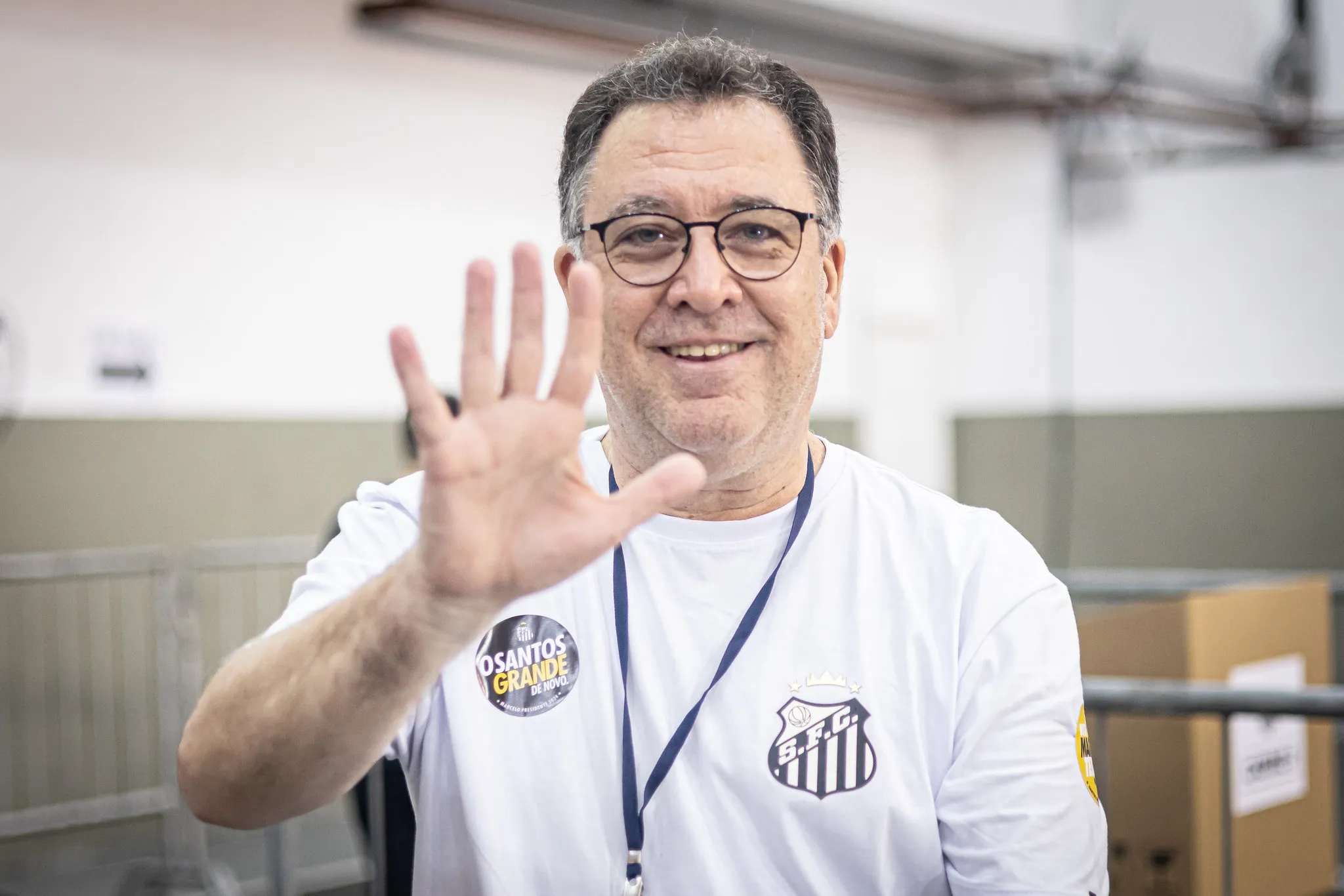 Foto: Raul Baretta/ Santos FC - Marcelo Teixeira acerta mais um reforço para 2024.
