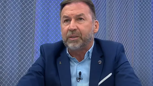 Foto: Reprodução/Band – Augusto Melo recebe notícia ruim sobre meia.