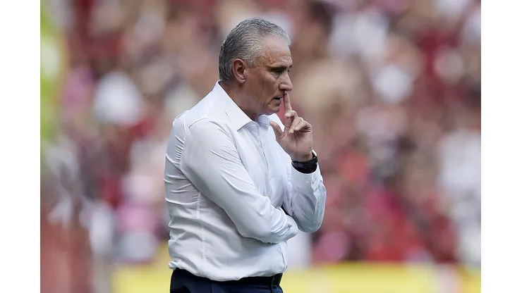 Tite, técnico do Flamengo. Foto: Alexandre Loureiro/AGIF