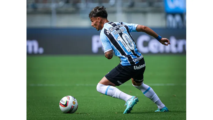 Ferreirinha, atacante do Grêmio. Foto: Maxi Franzoi/AGIF