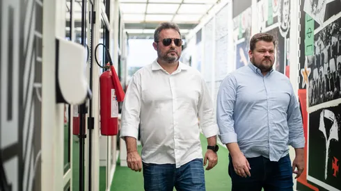 Fotos: Leandro Amorim/Vasco. - Alexandre Mattos mostra interesse em atacante do Inter para 2024.