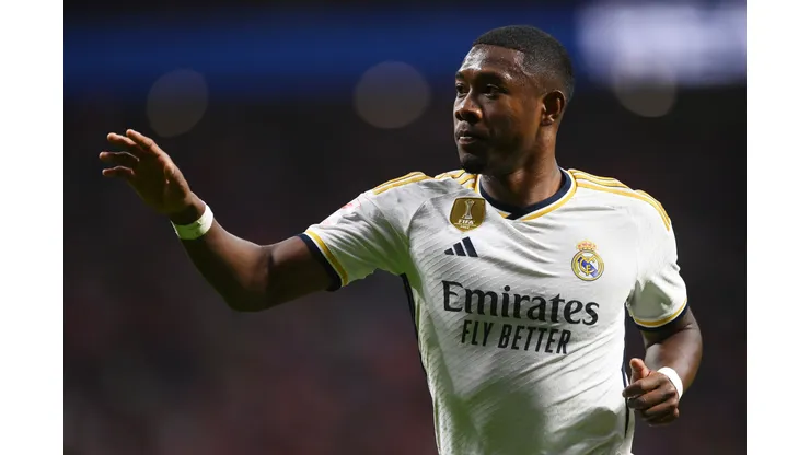 David Alaba,,zagueiro do Real Madrid. Foto: Denis Doyle/Getty Images