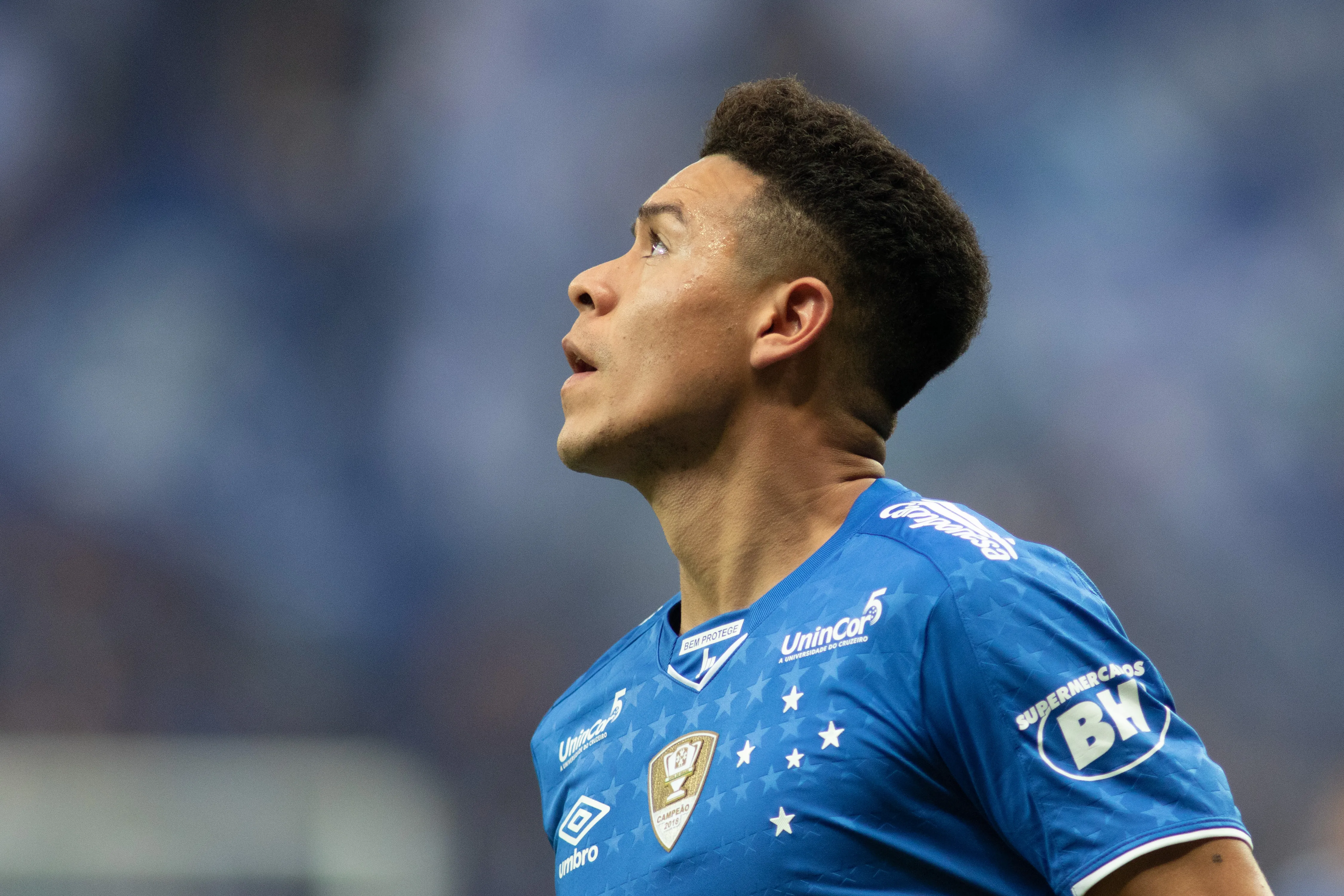Marquinhos Gabriel jogador do Cruzeiro durante partida contra o Atletico-MG no estadio Mineirao pelo campeonato Estadual 2019. Foto: Marcelo Alvarenga/AGIF