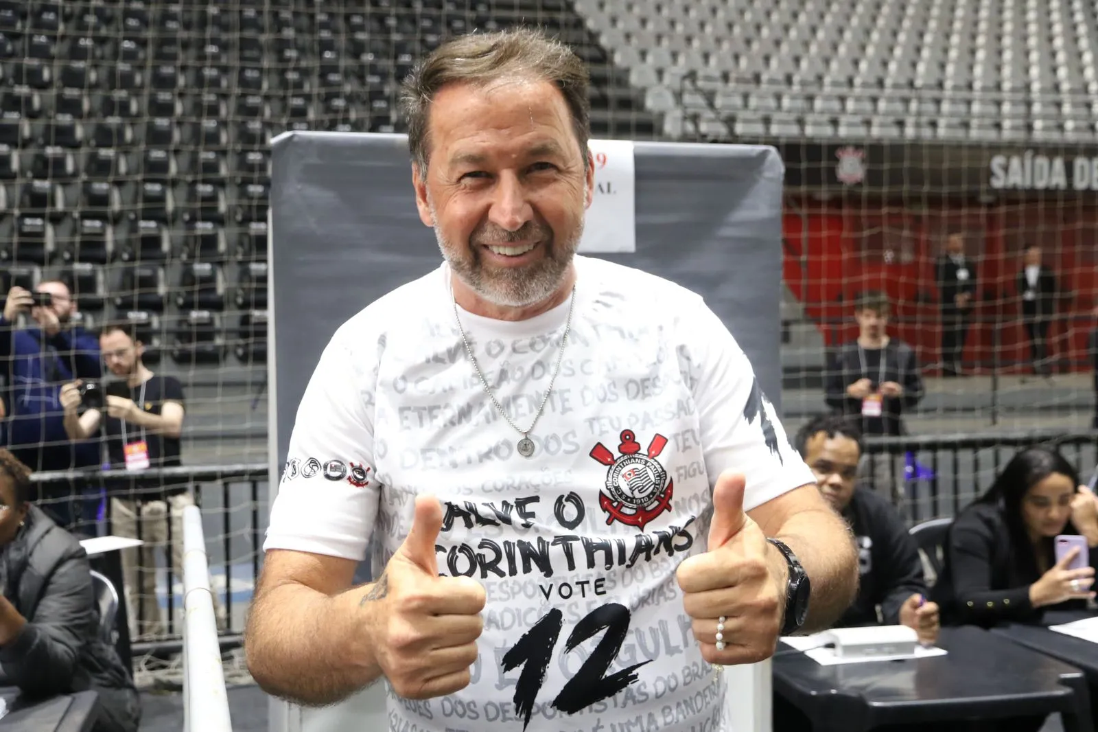 Foto: José Manoel Idalgo/ Agência Corinthians – Augusto Melo, presidente eleito do Corinthians, que assume posse no dia 2 de janeiro.
