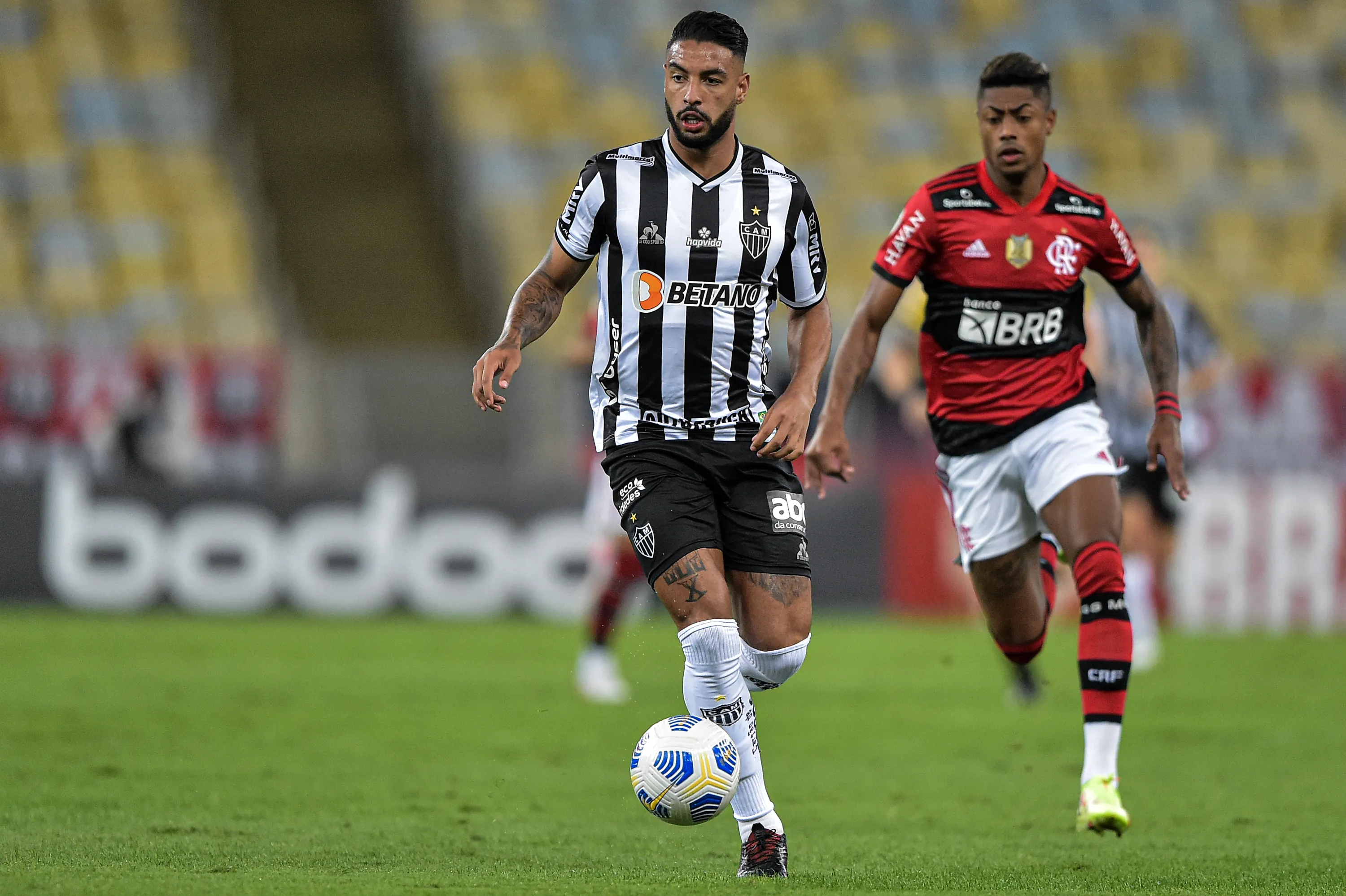 Nathan Silva em sua passagem pelo Atletico-MG. Foto: Thiago Ribeiro/AGIF
