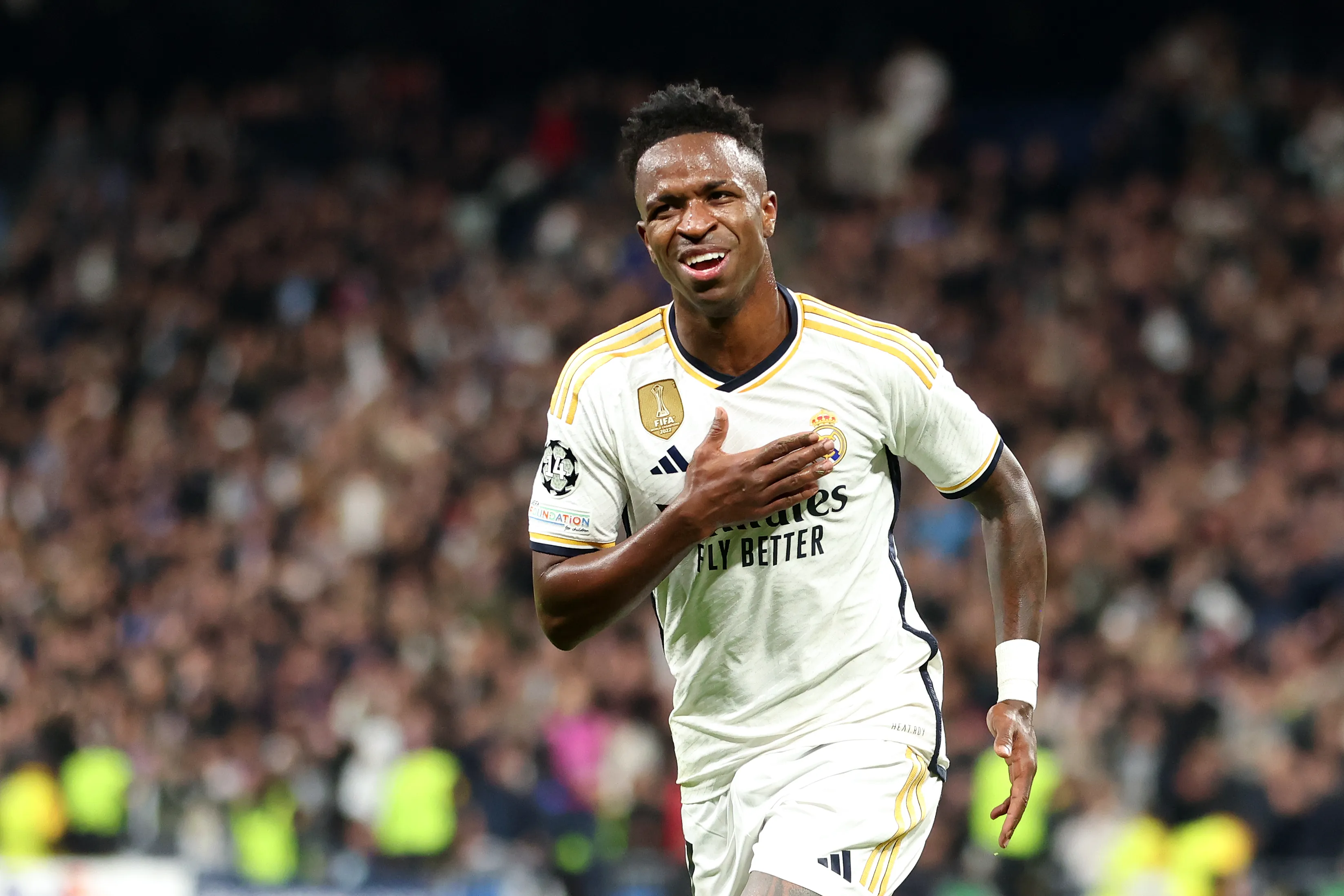 Vinicius Junior defende o Real Madrid desde 2018. Foto: Florencia Tan Jun/Getty Images