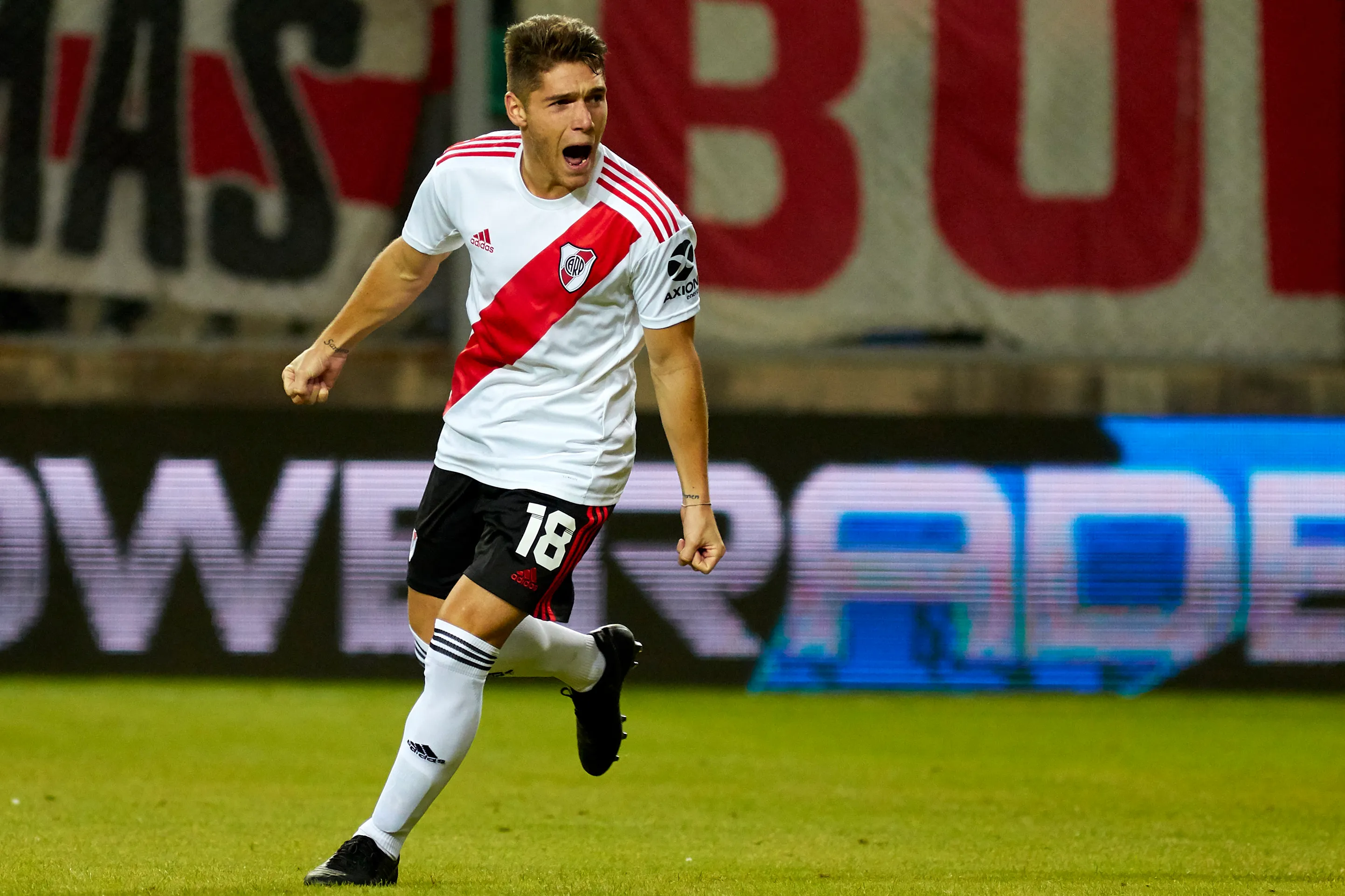 Benjamín Rollheiser meia do River Plate. Foto: Alexis Lloret/Getty Images