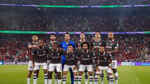 Elenco do Fluminense na semifinal do Mundial de Clubes 2023. Foto; Marcelo Gonçalves/Fluminense