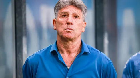 Renato Portaluppi técnico do Grêmio durante partida contra o Vasco no estadio Arena do Gremio pelo campeonato Brasileiro A 2023. Foto: Maxi Franzoi/AGIF