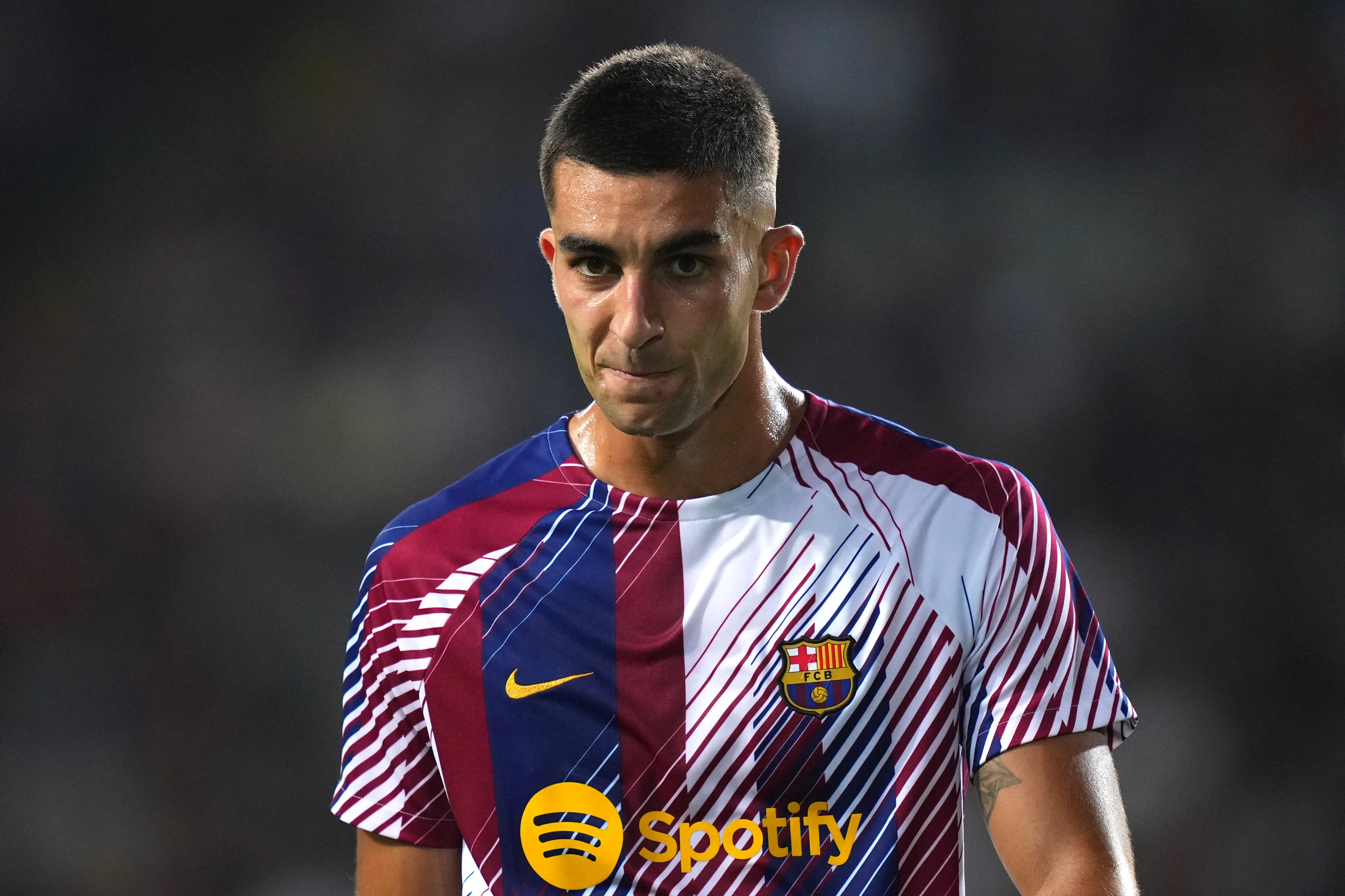 Ferran Torres do Barcelona. Foto: Alex Caparros/Getty Images