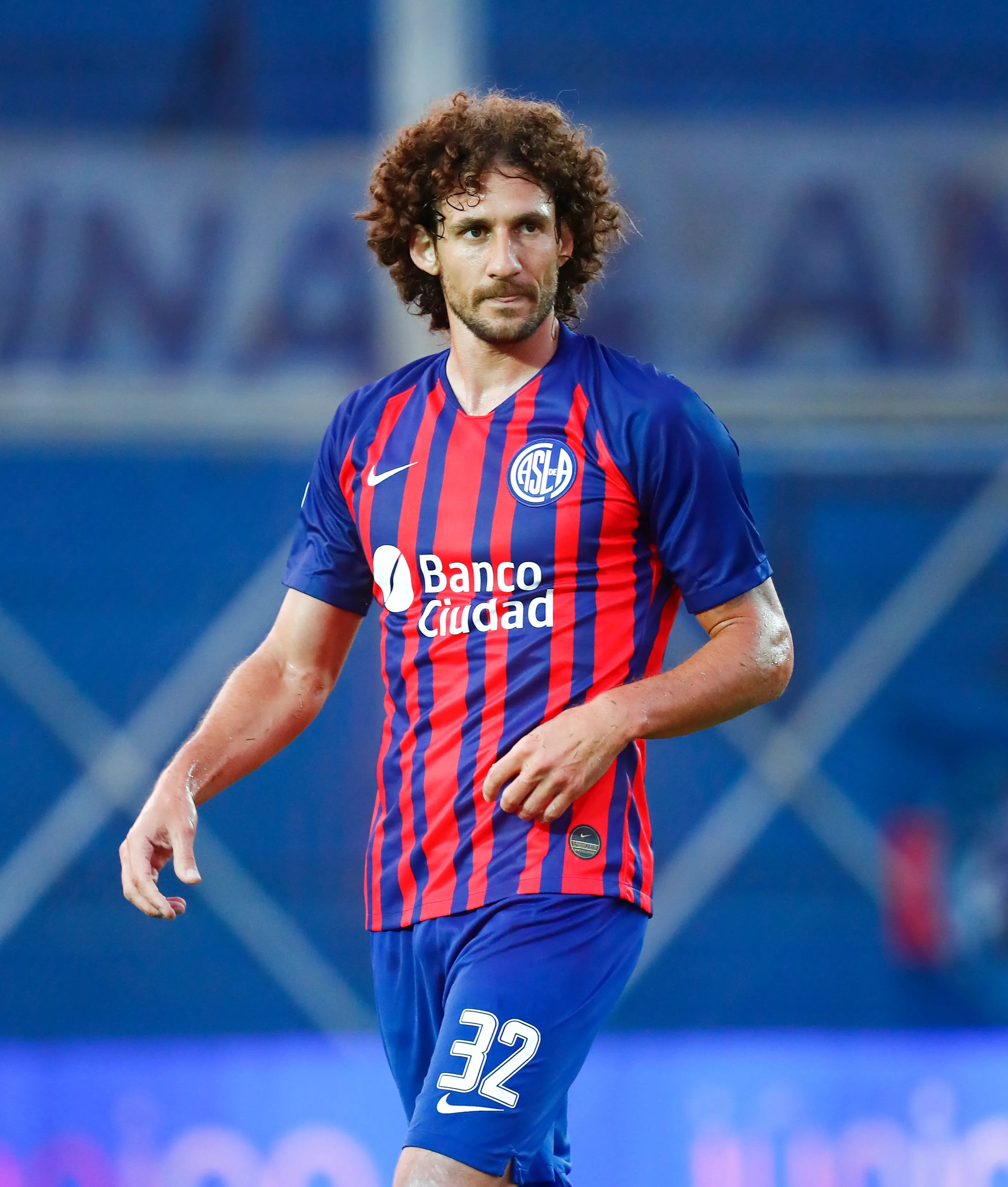 Fabricio Coloccini em sua passagem pelo San Lorenzo. Foto: Marcos Brindicci/Getty Images