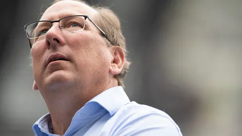 RJ - Rio de Janeiro - 26/06/2022 - BRASILEIRO A 2022, BOTAFOGO X FLUMINENSE - John Textor proprietario da SAF do Botafogo antes da partida contra o Fluminense no estadio Engenhao pelo campeonato Brasileiro A 2022. Foto: Jorge Rodrigues/AGIF