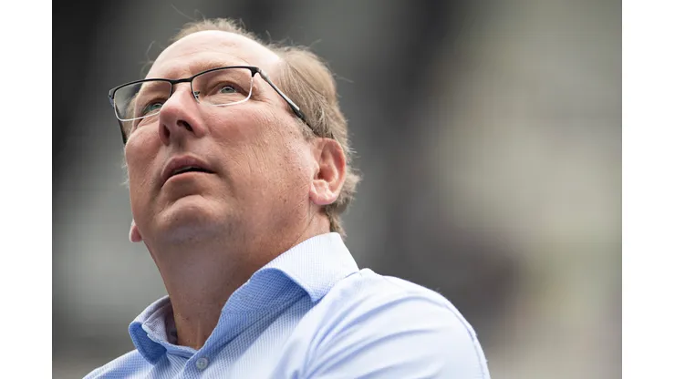 RJ - Rio de Janeiro - 26/06/2022 - BRASILEIRO A 2022, BOTAFOGO X FLUMINENSE - John Textor proprietario da SAF do Botafogo antes da partida contra o Fluminense no estadio Engenhao pelo campeonato Brasileiro A 2022. Foto: Jorge Rodrigues/AGIF