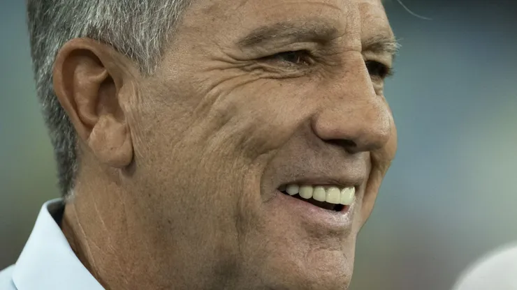 Renato Gaúcho técnico do Grêmio durante partida contra o Fluminense no estádio Maracanã pelo campeonato Brasileiro A 2023. Foto: Jorge Rodrigues/AGIF