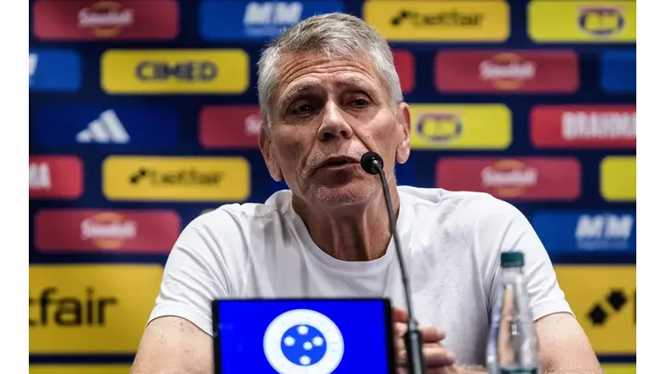 Paulo Autuori, técnico do Cruzeiro. Foto: Gustavo Aleixo/Cruzeiro
