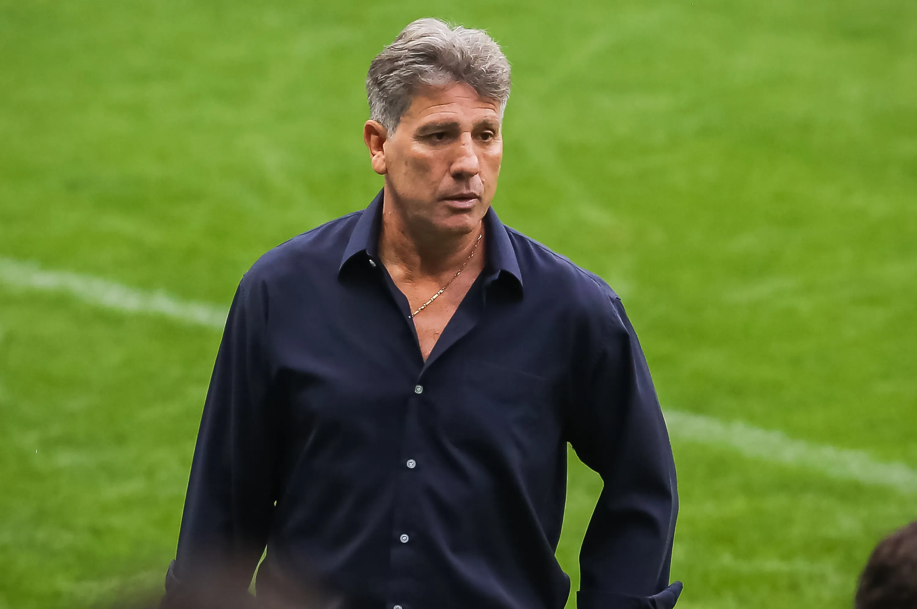 Renato Portaluppi durante partida contra o Fortaleza no estadio Arena do Gremio pelo campeonato Brasileiro A 2020. Foto: Pedro H. Tesch/AGIF