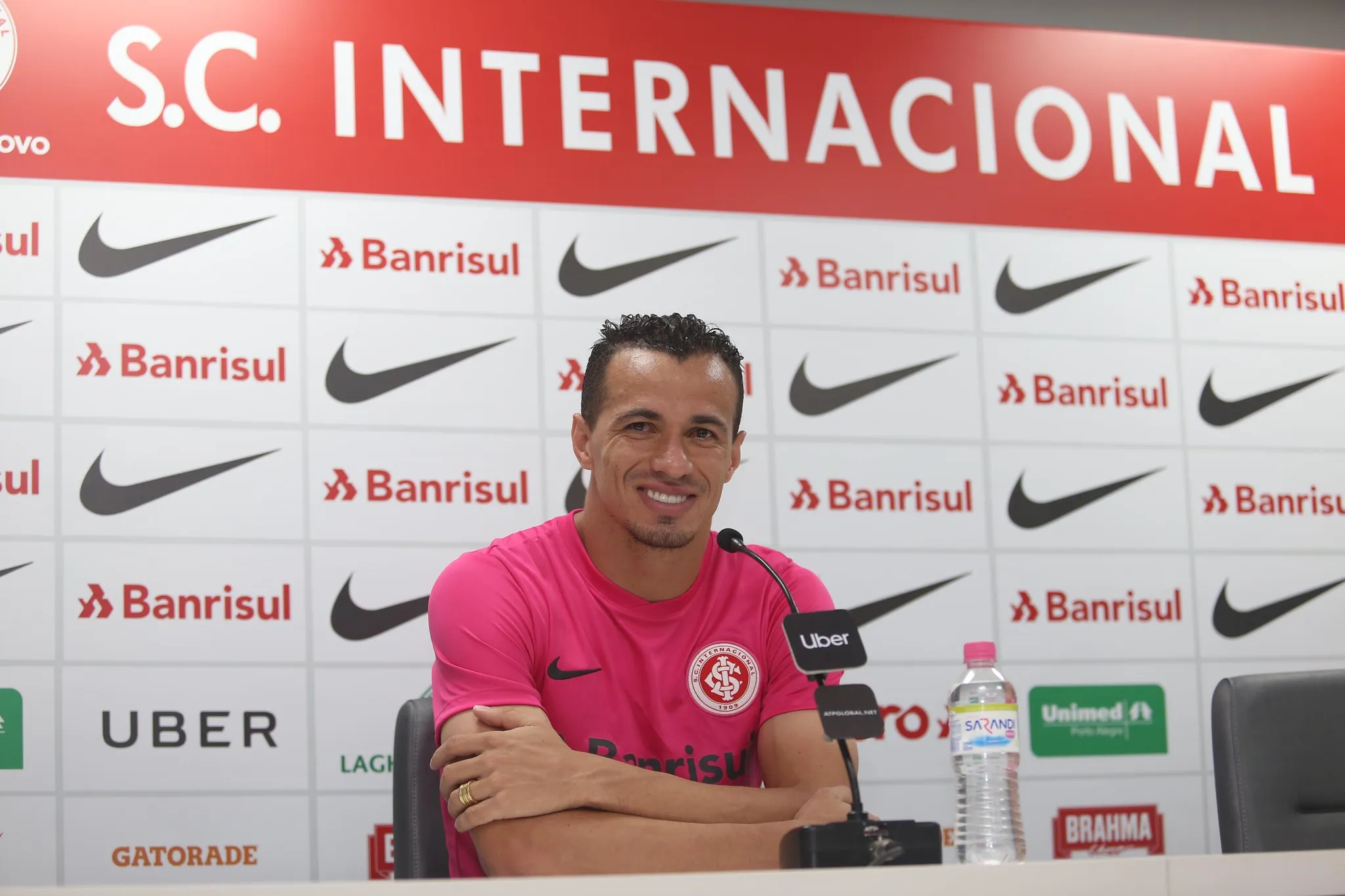 Foto: Ricardo Duarte/Internacional – Leandro Damião nos tempos de Internacional.