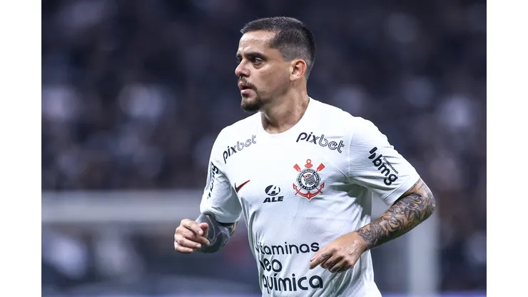 Fagner jogador do Corinthians durante partida contra o America-MG no estadio Arena Corinthians pelo campeonato Brasileiro A 2023. Foto: Marcello Zambrana/AGIF