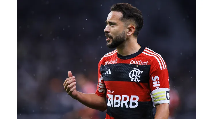 Everton Ribeiro, meia do Flamengo. Foto: Marcello Zambrana/AGIF