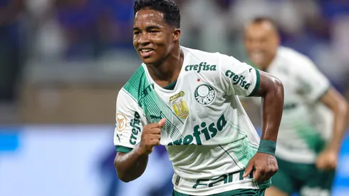 Endrick, atacante do Palmeiras. Foto: Gilson Lobo/AGIF