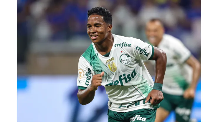 Endrick, atacante do Palmeiras. Foto: Gilson Lobo/AGIF