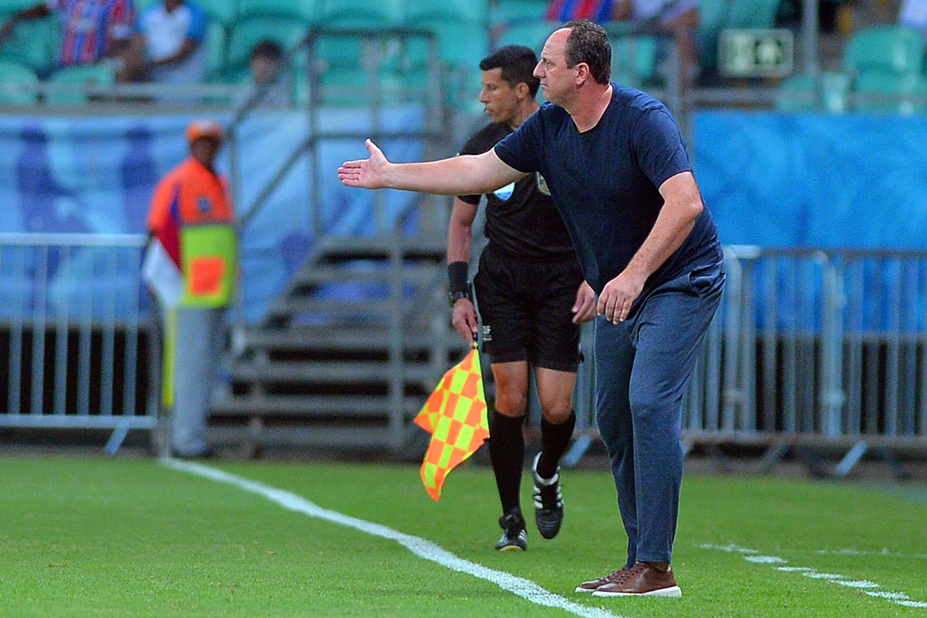 Rogerio Ceni, técnico do Bahia durante partida contra o Internacional na Arena Fonte Nova pelo campeonato Brasileiro A 2023. Foto: Walmir Cirne/AGIF