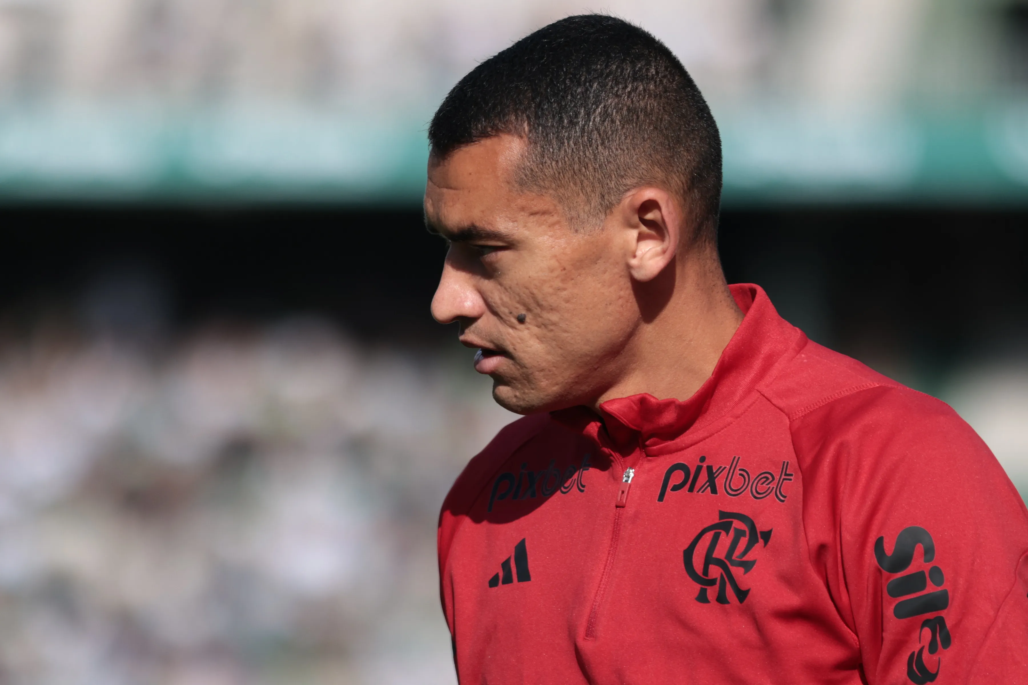 Santos, goleiro do Flamengo. Foto: Robson Mafra/AGIF