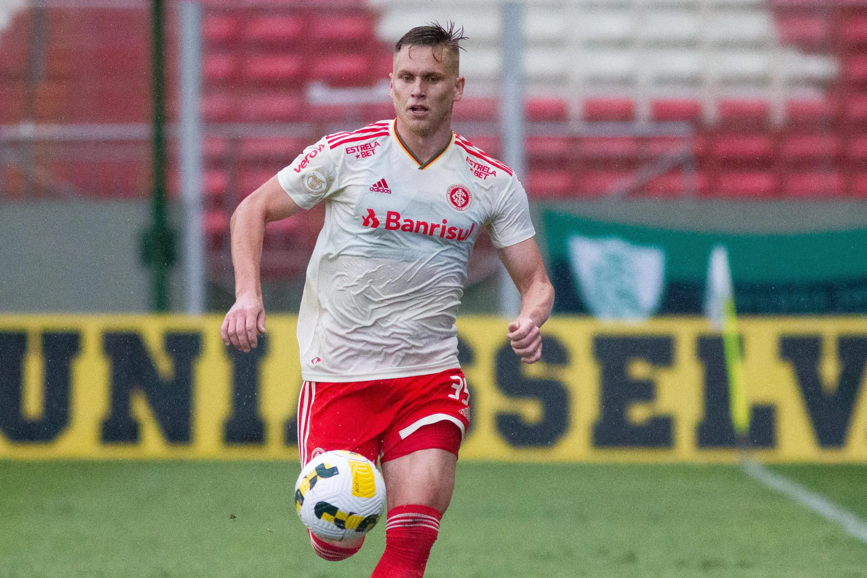 Alemão durante partida contra o América-MG no Campeonato Brasileiro de 2022. Foto: Fernando Moreno/AGIF