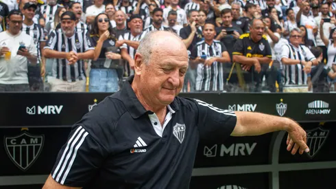 Foto: Fernando Moreno/AGIF – Felipão fala sobre seu futuro no Atlético.