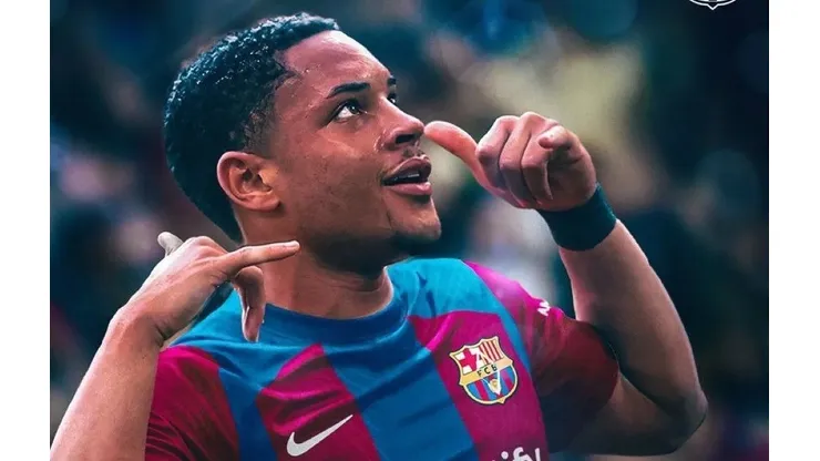 Vitor Roque, atacante do Barcelona - Foto: Twitter-Barcelona