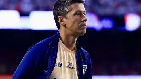 Thiago Carpini tecnico do Sao Paulo durante partida contra o Portuguesa no estadio Morumbi pelo campeonato Paulista 2024. Marcello Zambrana/AGIF