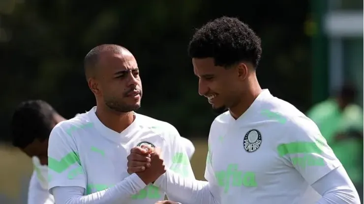 Dupla foi ausência no último jogo e volta para o clássico contra o Santos - Foto: Cesar Greco/By Canon/Palmeiras