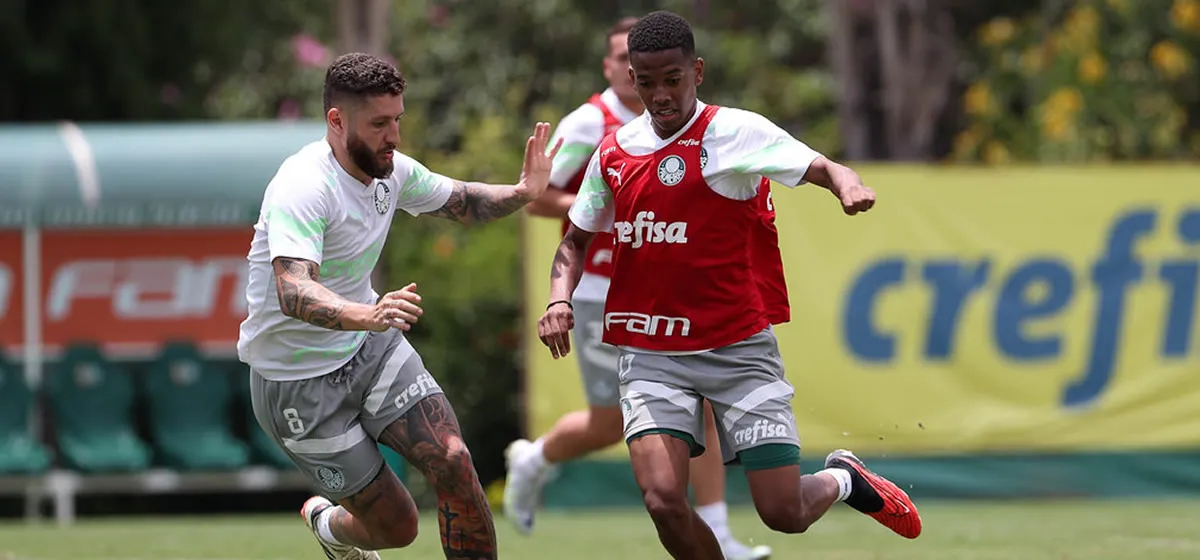 Palmeiras treina visando clássico contra Santos – Foto: Cesar Greco/Palmeiras