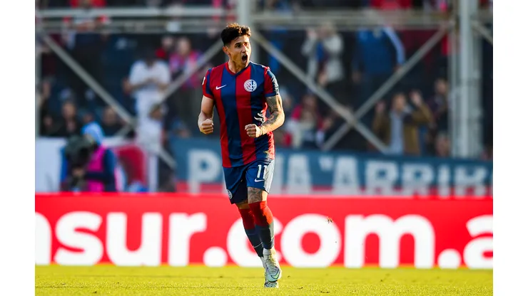 Adam Bareiro, atacante do San Lorenzo, Foto: Marcelo Endelli/Getty Images