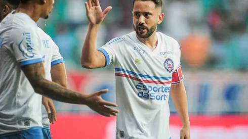 Everton Ribeiro jogador do Bahia durante partida contra o Jacobina no estadio Arena Fonte Nova pelo campeonato Baiano 2024. Foto: Jhony Pinho/AGIF