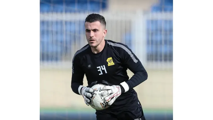 Mareclo Grohe, goleiro do Al-Ittihad, da Arábia Saudita. Foto: Divulgação/ Al-Ittihad