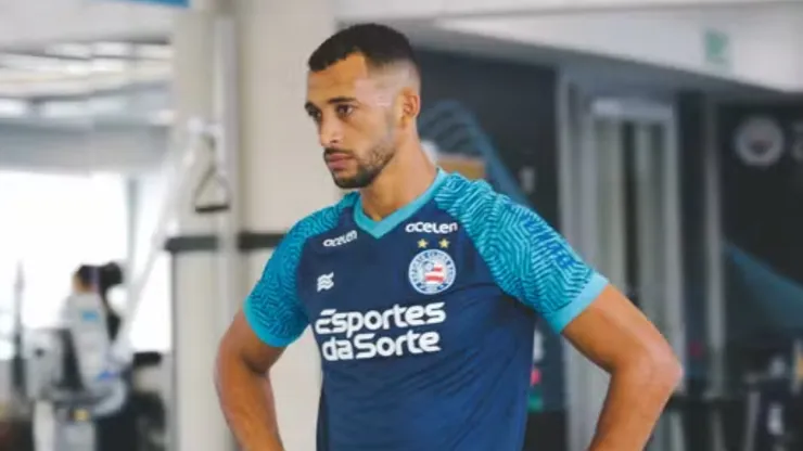 Vitor Hugo em treino pelo Bahia. Letícia Martins / EC Bahia / Divulgação