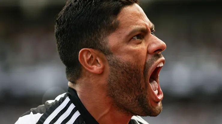 Hulk jogador do Atlético-MG comemora seu gol durante partida contra o Athletic Club no estádio Independência pelo campeonato Mineiro 2023. Foto: Gilson Junio/AGIF