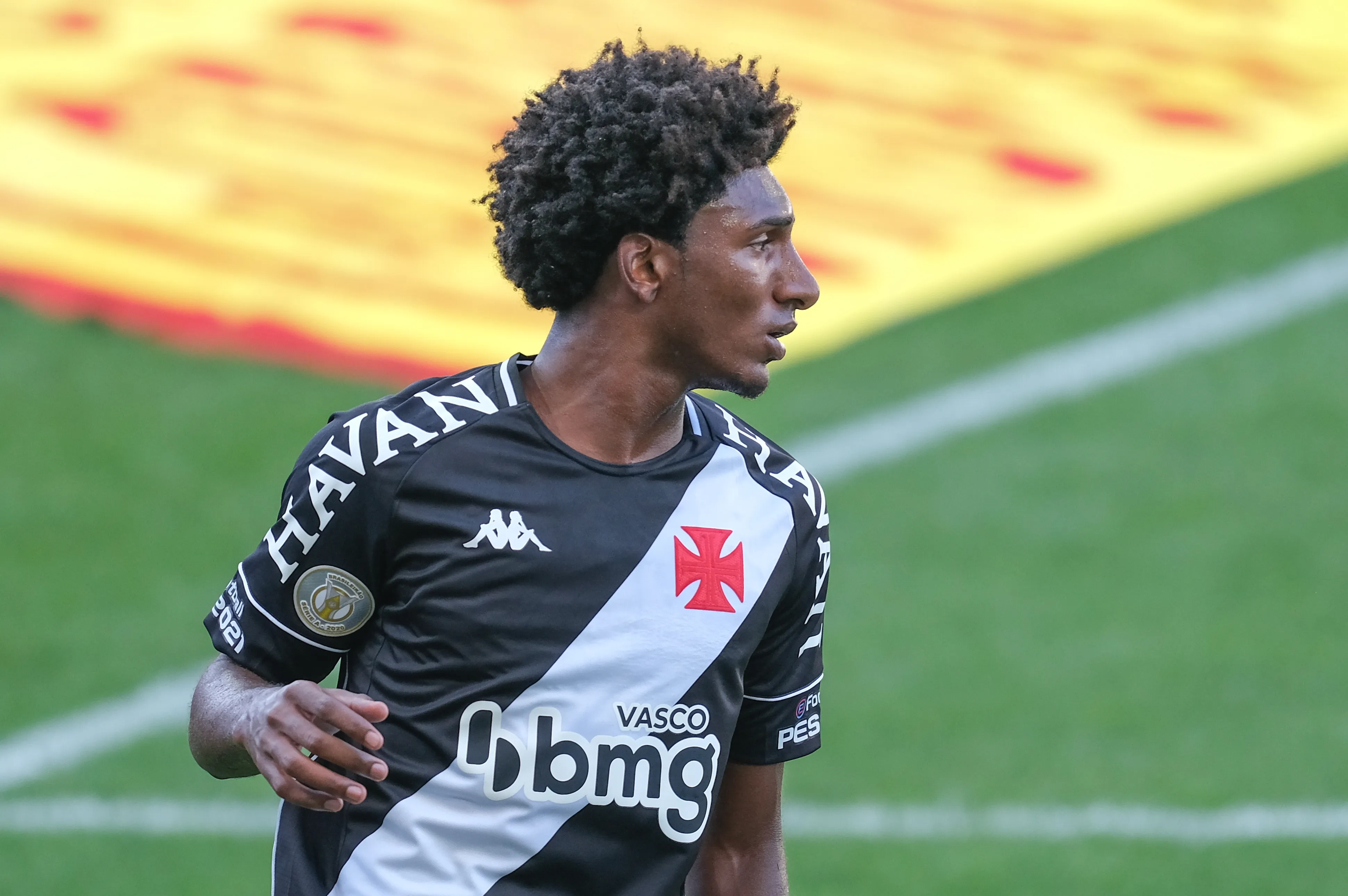 Talles Magno jogador do Vasco durante partida contra o Corinthians no estadio Arena Corinthians pelo campeonato Brasileiro A 2020. Marcello Zambrana/AGIF